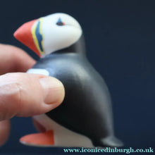 Load image into Gallery viewer, SCOTTISH POTTERY. Alasdair Dunn of Arran. Collectable 1970s Vintage Porcelain Models of Scottish Puffins
