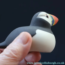 Load image into Gallery viewer, SCOTTISH POTTERY. Alasdair Dunn of Arran. Collectable 1970s Vintage Porcelain Models of Scottish Puffins
