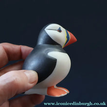 Load image into Gallery viewer, SCOTTISH POTTERY. Alasdair Dunn of Arran. Collectable 1970s Vintage Porcelain Models of Scottish Puffins
