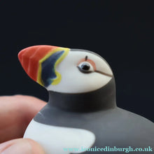 Load image into Gallery viewer, SCOTTISH POTTERY. Alasdair Dunn of Arran. Collectable 1970s Vintage Porcelain Models of Scottish Puffins
