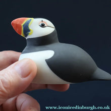 Load image into Gallery viewer, SCOTTISH POTTERY. Alasdair Dunn of Arran. Collectable 1970s Vintage Porcelain Models of Scottish Puffins
