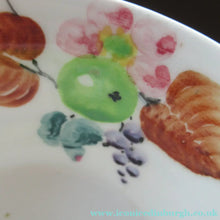 Load image into Gallery viewer, Antique 1920s Hand Painted MAK MERRY Pottery Trio. Cup, Saucer and Side Plate and Another Larger Plate
