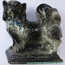Load image into Gallery viewer, SCOTTISH POTTERY Antique Bo'ness Pekingese Mantle Dogs.
