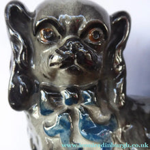 Load image into Gallery viewer, SCOTTISH POTTERY Antique Bo'ness Pekingese Mantle Dogs.

