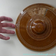 Load image into Gallery viewer, Antique Buchan Pottery Large Stoneware 12 lb. Storage Crock. MUSSELBURGH
