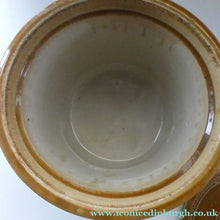 Load image into Gallery viewer, Antique Buchan Pottery Large Stoneware 12 lb. Storage Crock. MUSSELBURGH
