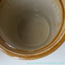 Load image into Gallery viewer, Antique Buchan Pottery Large Stoneware 12 lb. Storage Crock. MUSSELBURGH
