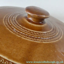 Load image into Gallery viewer, Antique Buchan Pottery Large Stoneware 12 lb. Storage Crock. MUSSELBURGH
