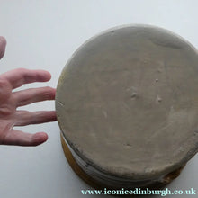 Load image into Gallery viewer, Antique Buchan Pottery Large Stoneware 12 lb. Storage Crock. MUSSELBURGH
