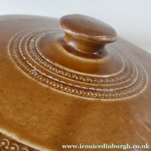 Load image into Gallery viewer, Antique Buchan Pottery Large Stoneware 12 lb. Storage Crock. MUSSELBURGH
