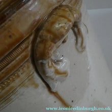 Load image into Gallery viewer, Antique Buchan Pottery Large Stoneware 12 lb. Storage Crock. MUSSELBURGH
