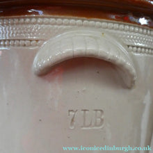 Load image into Gallery viewer, Antique Buchan Pottery Large Stoneware 7lb Storage Crock . BUTTERCUP DAIRY Company
