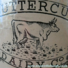 Load image into Gallery viewer, Antique Buchan Pottery Large Stoneware 7lb Storage Crock . BUTTERCUP DAIRY Company
