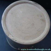 Load image into Gallery viewer, SCOTTISH POTTERY. Antique LARGE FLOUR Scottish Pottery Stoneware Lidded Storage Canister. 11 INCHES
