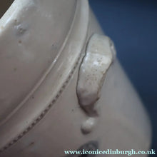 Load image into Gallery viewer, SCOTTISH POTTERY. Antique LARGE FLOUR Scottish Pottery Stoneware Lidded Storage Canister. 11 INCHES
