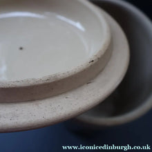 Load image into Gallery viewer, SCOTTISH POTTERY. Antique LARGE FLOUR Scottish Pottery Stoneware Lidded Storage Canister. 11 INCHES
