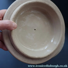 Load image into Gallery viewer, SCOTTISH POTTERY. Antique LARGE FLOUR Scottish Pottery Stoneware Lidded Storage Canister. 11 INCHES
