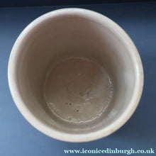 Load image into Gallery viewer, SCOTTISH POTTERY. Antique LARGE FLOUR Scottish Pottery Stoneware Lidded Storage Canister. 11 INCHES
