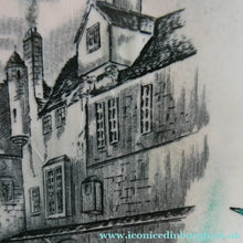 Load image into Gallery viewer, Antique Victorian Scottish Plate. Edinburgh Old Town. 1886 Edinburgh International Exhibition Souvenir
