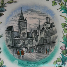 Load image into Gallery viewer, Antique Victorian Scottish Plate. Edinburgh Old Town. 1886 Edinburgh International Exhibition Souvenir
