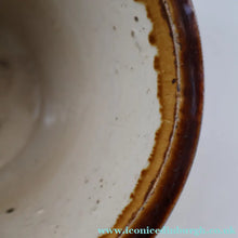 Load image into Gallery viewer, SCOTTISH POTTERY. Antique PORT DUNDAS (Glasgow) 3 lbs Stoneware Crock with Handle. MAYPOLE DAIRY
