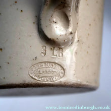 Load image into Gallery viewer, SCOTTISH POTTERY. Antique PORT DUNDAS (Glasgow) 3 lbs Stoneware Crock with Handle. MAYPOLE DAIRY
