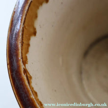 Load image into Gallery viewer, SCOTTISH POTTERY. Antique PORT DUNDAS (Glasgow) 3 lbs Stoneware Crock with Handle. MAYPOLE DAIRY
