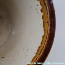 Load image into Gallery viewer, SCOTTISH POTTERY. Antique PORT DUNDAS (Glasgow) 3 lbs Stoneware Crock with Handle. MAYPOLE DAIRY
