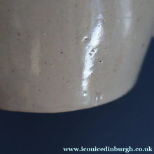Load image into Gallery viewer, SCOTTISH POTTERY. Antique PORT DUNDAS (Glasgow) Stoneware Crock with Handle. DANISH DAIRY
