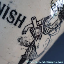 Load image into Gallery viewer, SCOTTISH POTTERY. Antique PORT DUNDAS (Glasgow) Stoneware Crock with Handle. DANISH DAIRY
