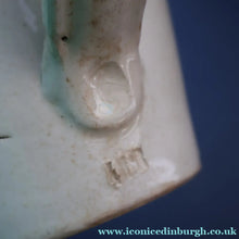 Load image into Gallery viewer, SCOTTISH POTTERY. Antique PORT DUNDAS (Glasgow) 4 lbs Stoneware Crock with Handle. MAYPOLE DAIRY 

