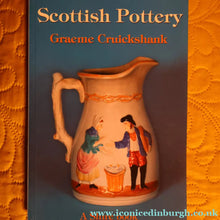 Load image into Gallery viewer, SCOTTISH POTTERY. Antique VICTORIAN 1860s Jug by Bells Pottery, Glasgow.  "The Fishwives" Pattern
