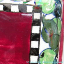 Load image into Gallery viewer, Bough Pottery CANDY BOX. Hand Painted Fruits and Abstract Patterns by Richard Amour; 1920s
