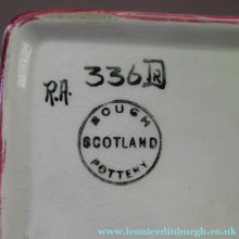 Load image into Gallery viewer, Bough Pottery CANDY BOX. Hand Painted Fruits and Abstract Patterns by Richard Amour; 1920s
