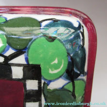 Load image into Gallery viewer, Bough Pottery CANDY BOX. Hand Painted Fruits and Abstract Patterns by Richard Amour; 1920s
