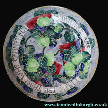 Load image into Gallery viewer, SCOTTISH POTTERY Bowl. 1916 Large Size DOLLY WATSON (Bough Interest) Pottery Fruit Bowl with Motto Decoraton on Rim
