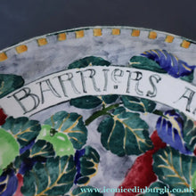 Load image into Gallery viewer, SCOTTISH POTTERY Bowl. 1916 Large Size DOLLY WATSON (Bough Interest) Pottery Fruit Bowl with Motto Decoraton on Rim
