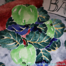 Load image into Gallery viewer, SCOTTISH POTTERY Bowl. 1916 Large Size DOLLY WATSON (Bough Interest) Pottery Fruit Bowl with Motto Decoraton on Rim
