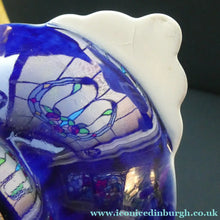 Load image into Gallery viewer, Bough Pottery Ceramic Quaich. RARE Scottish Celtic Knotwork Decoration
