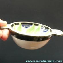 Load image into Gallery viewer,  Bough Pottery ART DECO Ceramic Quaich and Matching Underplate. Painted by Elizabeth Amour
