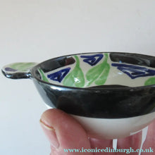Load image into Gallery viewer, 1920s Elizabeth Amour Art Deco Ceramic Quaich Scottish Art Pottery
