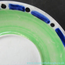 Load image into Gallery viewer, SCOTTISH POTTERY Bowl. Rarer Bough Pottery ART DECO Ceramic Quaich and Matching Underplate. Painted by Elizabeth Amour
