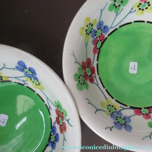 Load image into Gallery viewer, PAIR of Smaller Bough Pottery Pudding Bowls painted by Chrissie Amour
