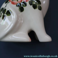 Load image into Gallery viewer, SCOTTISH POTTERY. Collectable GRISELDA HILL POTTERY (Wemyss Ware). Cat with Wild Roses Decoration
