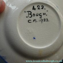 Load image into Gallery viewer, SCOTTISH POTTERY. Cute Wee 1920s BOUGH Pottery Pair Small Plates: 4 1/2 inches
