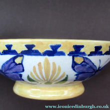 Load image into Gallery viewer, 1930s Lady Artist Hand Painted Pottery Quaich Signed J Liddell 
