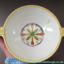 Load image into Gallery viewer, 1930s Lady Artist Hand Painted Pottery Quaich Signed J Liddell 
