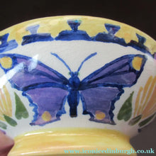 Load image into Gallery viewer, 1930s Lady Artist Hand Painted Pottery Quaich Signed J Liddell 
