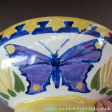 Load image into Gallery viewer, 1930s Lady Artist Hand Painted Pottery Quaich Signed J Liddell 
