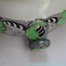 Load image into Gallery viewer, 1930s Bough Pottery Lidded Tureen Richard Amour Green Japanese Cloud Pattern
